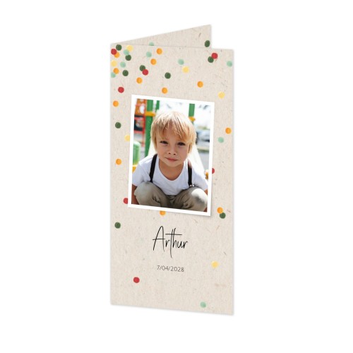 Faire-part 2 volets Pano portrait 9,3 x 19,6 cm Faire-part 2 volets Pano portrait 9,3 x 19,6 cm