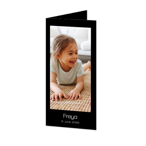 Faire-part 2 volets Pano portrait 9,3 x 19,6 cm Faire-part 2 volets Pano portrait 9,3 x 19,6 cm