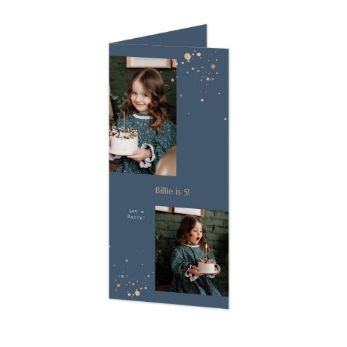 Folded Card Panoramic Portrait 9,3 x 19,6 cm