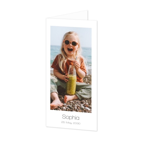 Folded Card Panoramic Portrait 9,3 x 19,6 cm