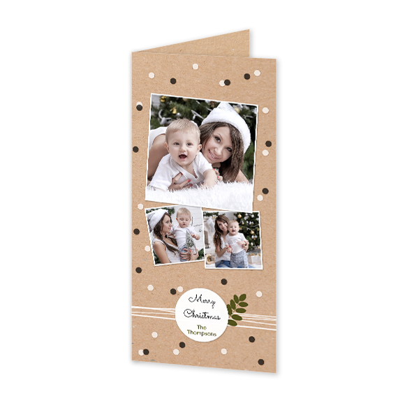Faire-part 2 volets Pano portrait 9,3 x 19,6 cm