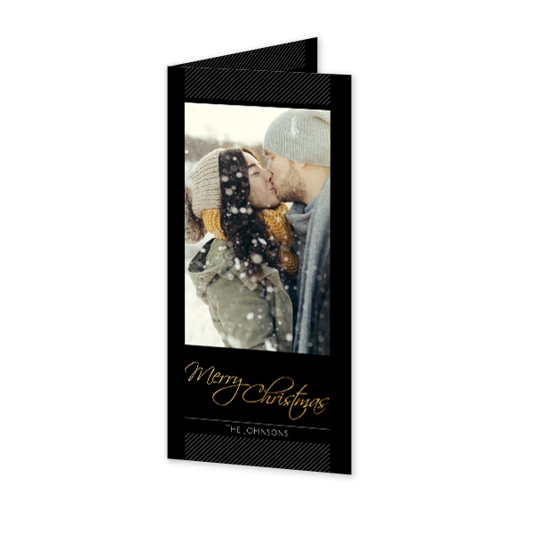 Doble Fotokort Pano Stående 9,3 x 19,6 cm