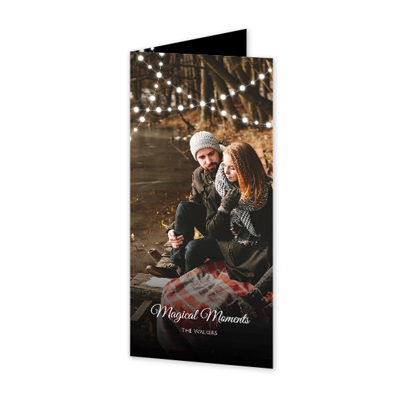 Gevouwen Kaart Panorama staand 9,3 x 19,6 cm Gevouwen Kaart Panorama staand 9,3 x 19,6 cm