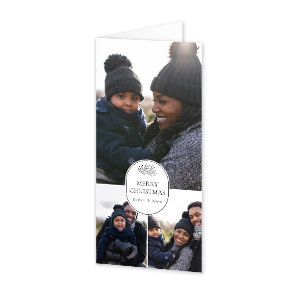 Folded Card Panoramic Portrait 9,3 x 19,6 cm