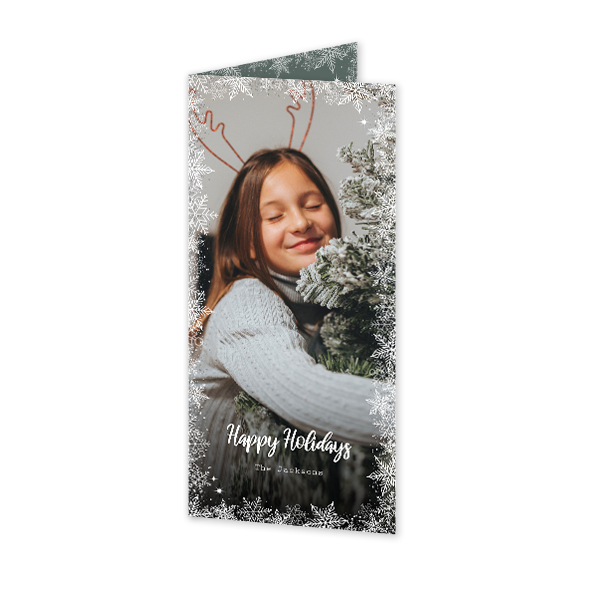 Folded Card Panoramic Portrait 9,3 x 19,6 cm