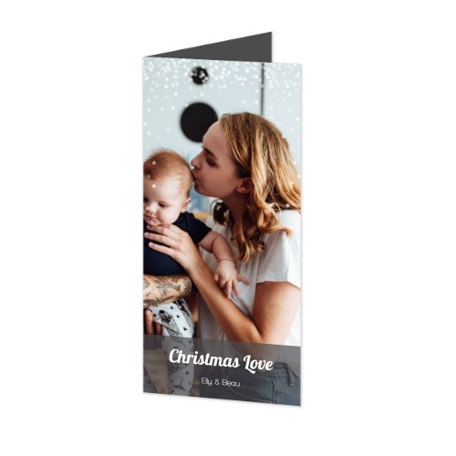 Folded Card Panoramic Portrait 9,3 x 19,6 cm