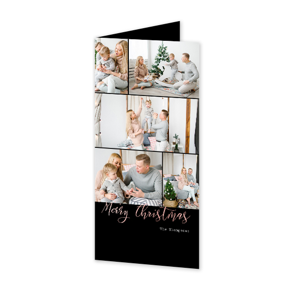 Doble Fotokort Pano Stående 9,3 x 19,6 cm