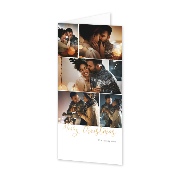 Doble Fotokort Pano Stående 9,3 x 19,6 cm