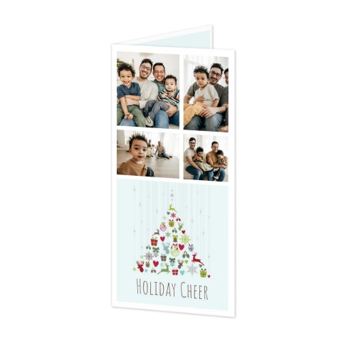 Doble Fotokort Pano Stående 9,3 x 19,6 cm