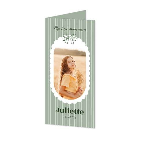 Folded Card Panoramic Portrait 9,3 x 19,6 cm