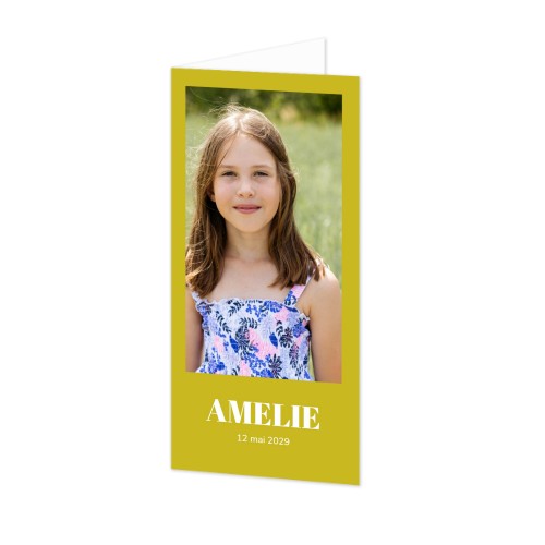 Faire-part 2 volets Pano portrait 9,3 x 19,6 cm