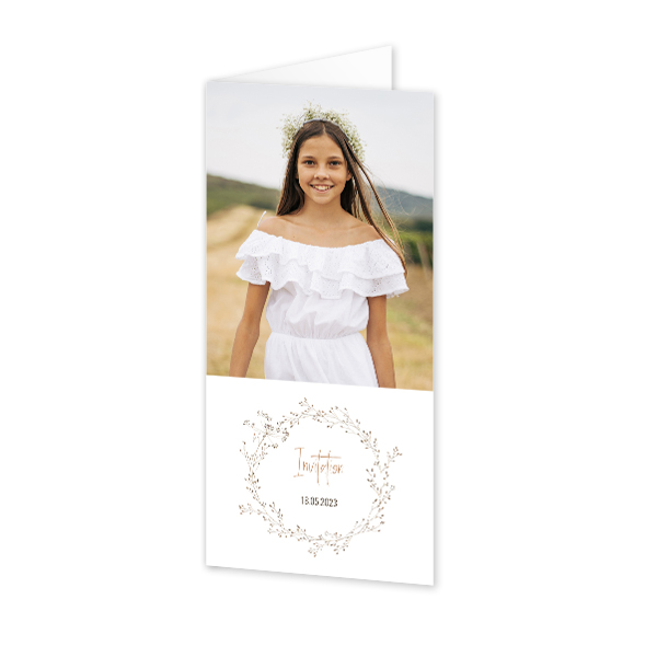 Folded Card Panoramic Portrait 9,3 x 19,6 cm