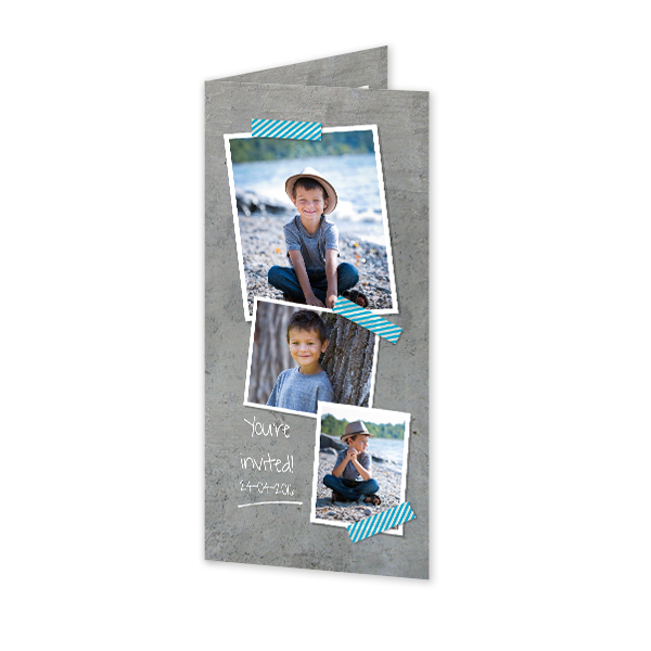 Folded Card Panoramic Portrait 9,3 x 19,6 cm