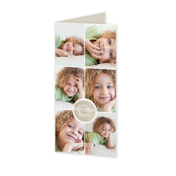 Falt-Grusskarte Pano Hochformat 9,3 x 19,6 cm