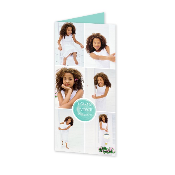 Foldede Fotokort Pano Portræt 9,3 x 19,6 cm