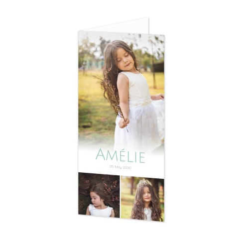 Folded Card Panoramic Portrait 9,3 x 19,6 cm