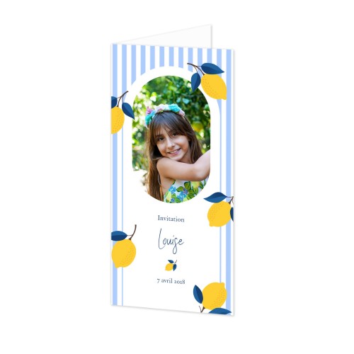 Faire-part 2 volets Pano portrait 9,3 x 19,6 cm