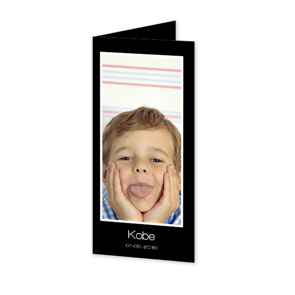 Folded Card Panoramic Portrait 9,3 x 19,6 cm