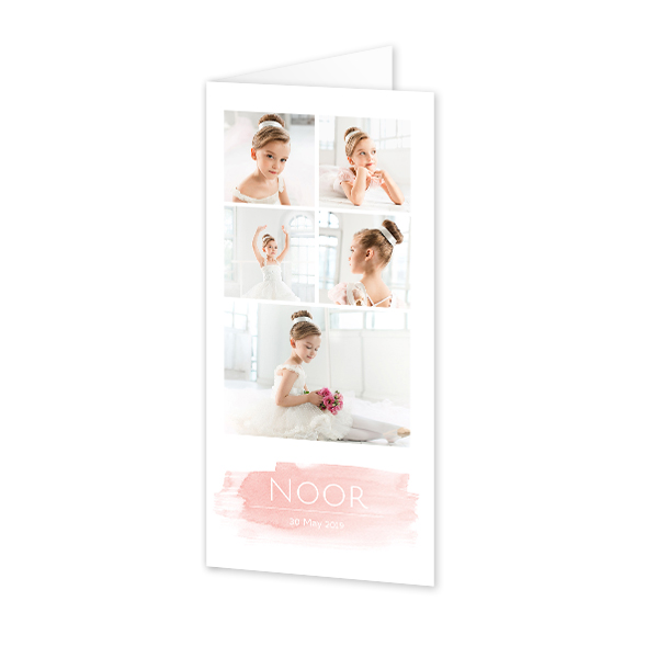 Foldede Fotokort Pano Portræt 9,3 x 19,6 cm