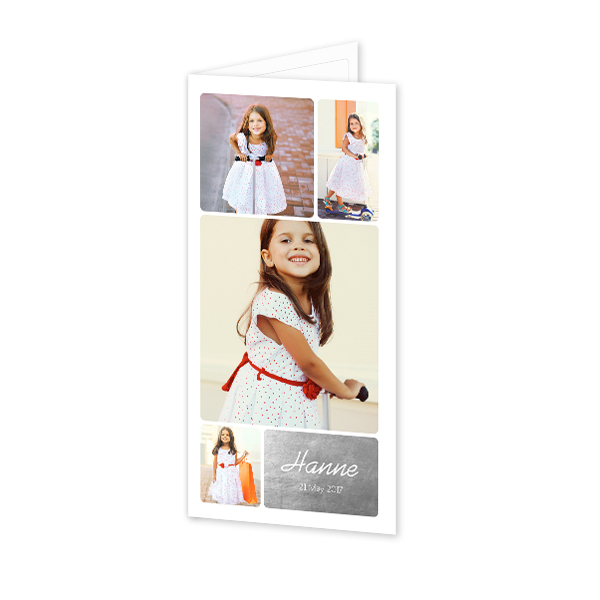 Faire-part 2 volets Pano portrait 9,3 x 19,6 cm Faire-part 2 volets Pano portrait 9,3 x 19,6 cm