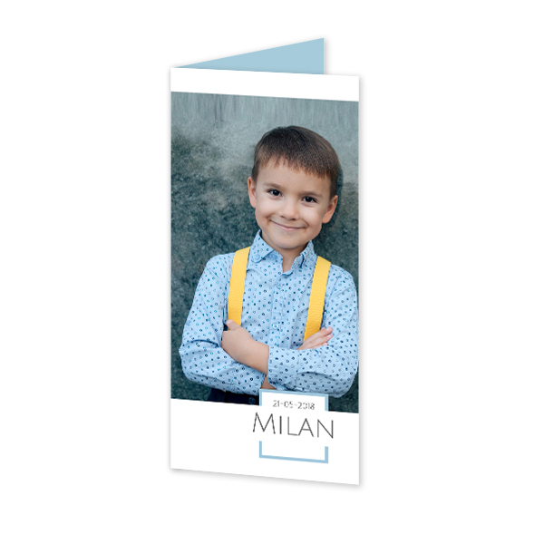 Doble Fotokort Pano Stående 9,3 x 19,6 cm