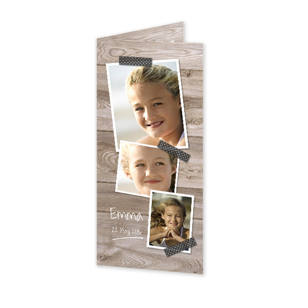 Folded Card Panoramic Portrait 9,3 x 19,6 cm Folded Card Panoramic Portrait 9,3 x 19,6 cm