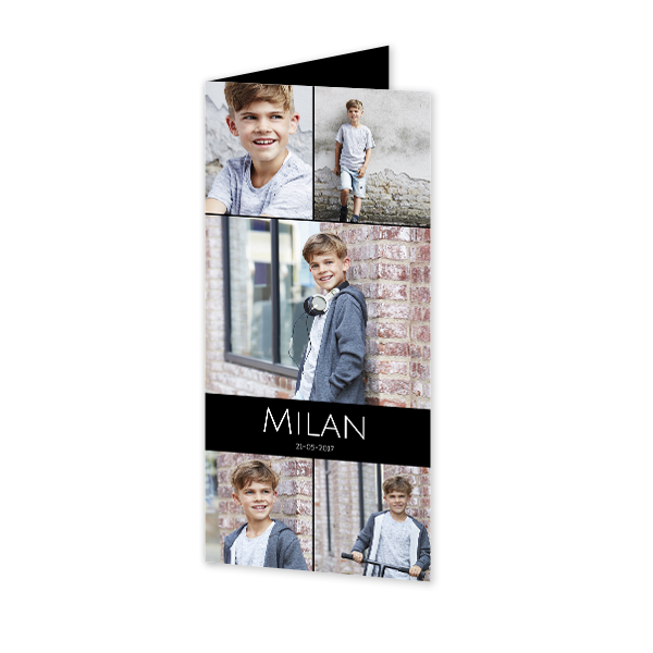 Minimalistisk fotocollage