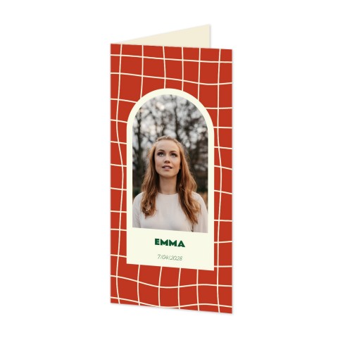 Faire-part 2 volets Pano portrait 9,3 x 19,6 cm