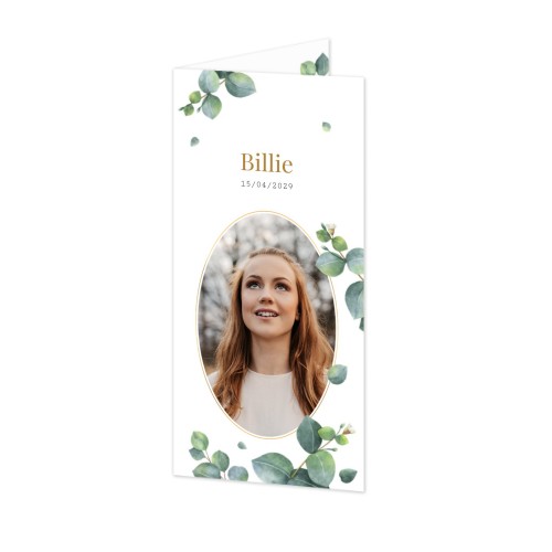 Folded Card Panoramic Portrait 9,3 x 19,6 cm