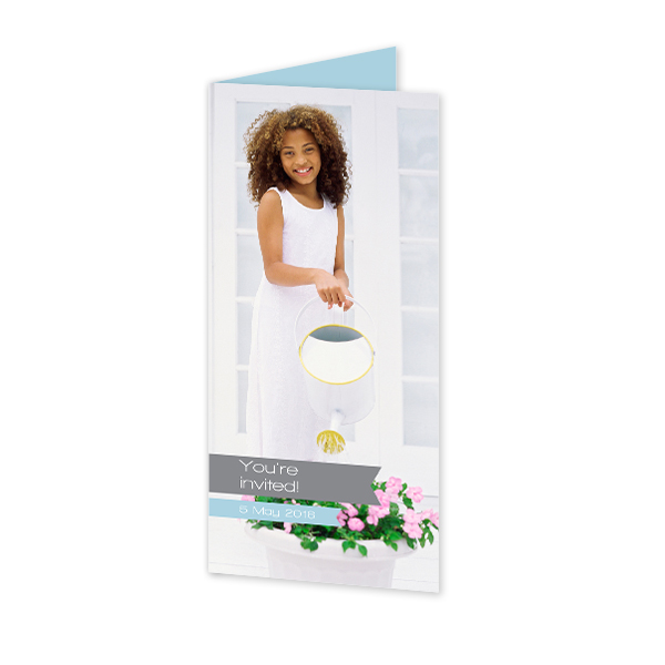 Faire-part 2 volets Pano portrait 9,3 x 19,6 cm