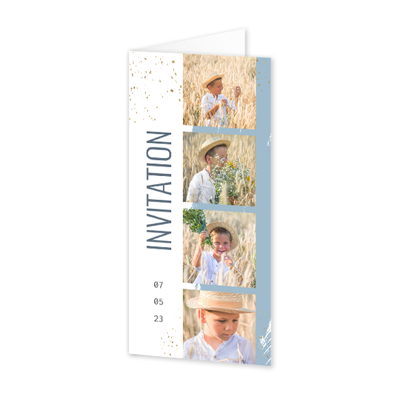 Folded Card Panoramic Portrait 9,3 x 19,6 cm Folded Card Panoramic Portrait 9,3 x 19,6 cm