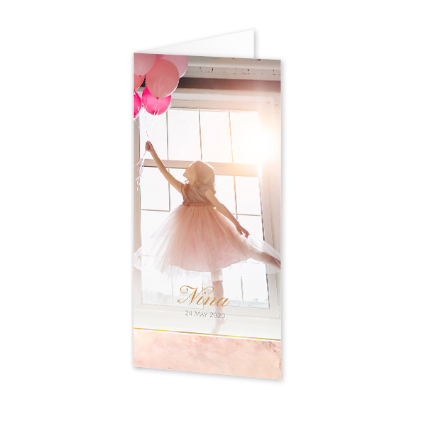 Folded Card Panoramic Portrait 9,3 x 19,6 cm Folded Card Panoramic Portrait 9,3 x 19,6 cm