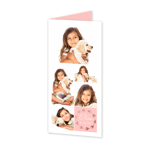 Folded Card Panoramic Portrait 9,3 x 19,6 cm