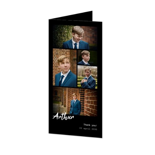 Folded Card Panoramic Portrait 9,3 x 19,6 cm