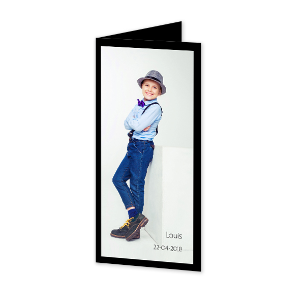 Folded Card Panoramic Portrait 9,3 x 19,6 cm Folded Card Panoramic Portrait 9,3 x 19,6 cm