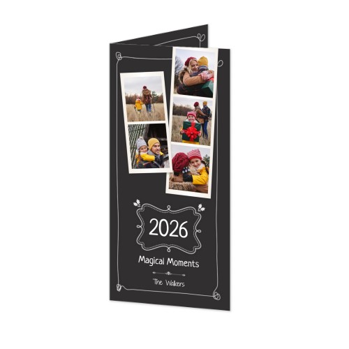 Falt-Grusskarte Pano Hochformat 9,3 x 19,6 cm