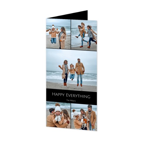 Foldede Fotokort Pano Portræt 9,3 x 19,6 cm