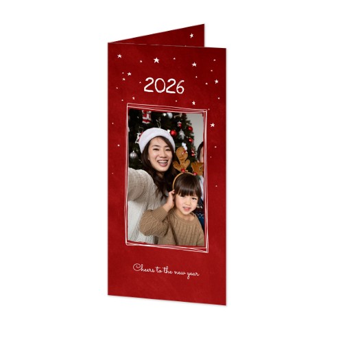 Folded Card Panoramic Portrait 9,3 x 19,6 cm Folded Card Panoramic Portrait 9,3 x 19,6 cm