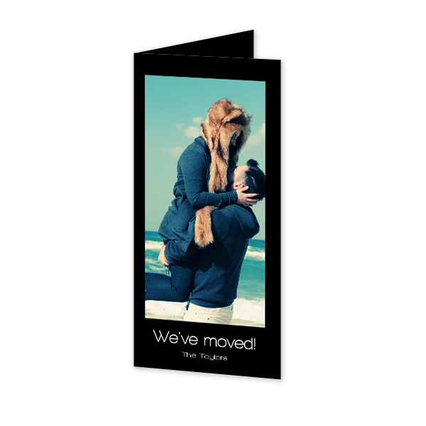 Folded Card Panoramic Portrait 9,3 x 19,6 cm