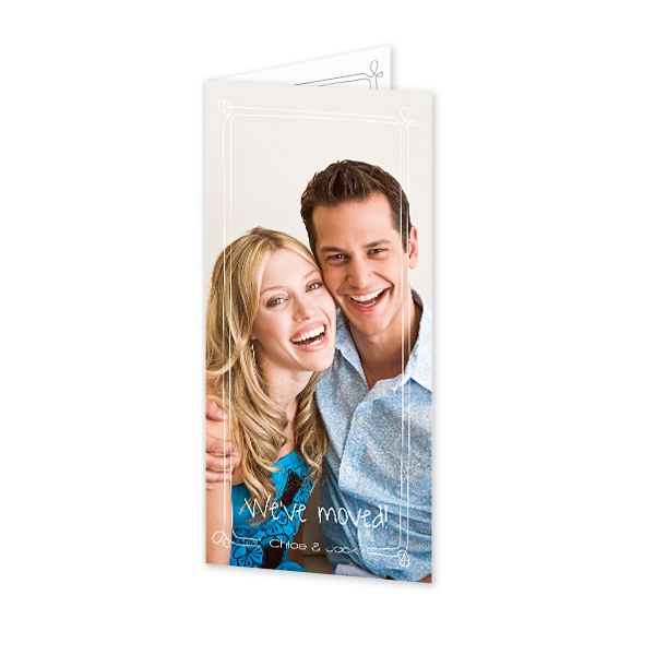 Folded Card Panoramic Portrait 9,3 x 19,6 cm