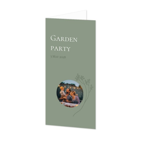 Faire-part 2 volets Pano portrait 9,3 x 19,6 cm