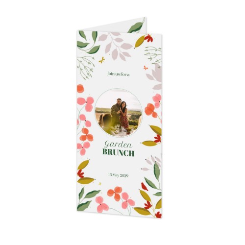 Doble Fotokort Pano Stående 9,3 x 19,6 cm