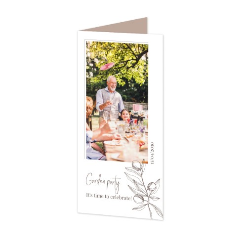 Faire-part 2 volets Pano portrait 9,3 x 19,6 cm Faire-part 2 volets Pano portrait 9,3 x 19,6 cm