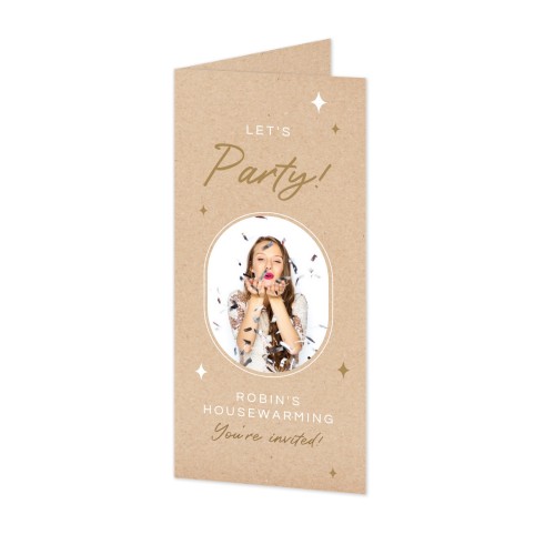 Folded Card Panoramic Portrait 9,3 x 19,6 cm