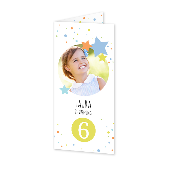 Faire-part 2 volets Pano portrait 9,3 x 19,6 cm