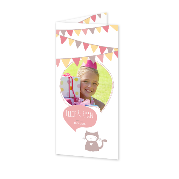 Foldede Fotokort Pano Portræt 9,3 x 19,6 cm