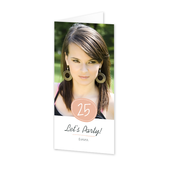 Foldede Fotokort Pano Portræt 9,3 x 19,6 cm