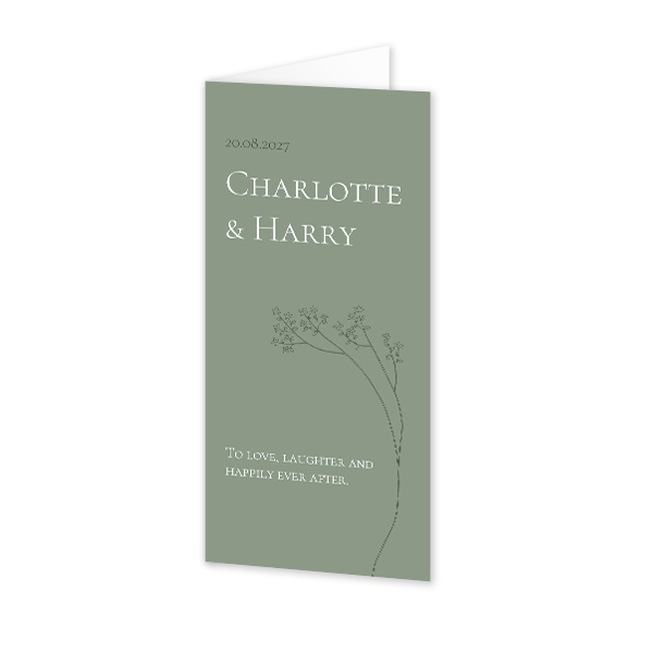 Folded Card Panoramic Portrait 9,3 x 19,6 cm Folded Card Panoramic Portrait 9,3 x 19,6 cm