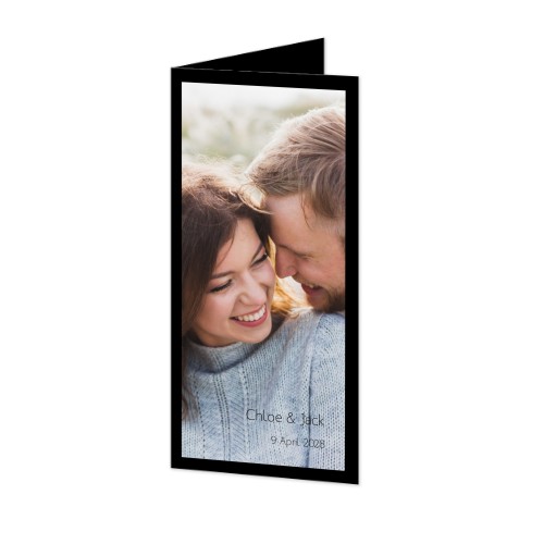 Faire-part 2 volets Pano portrait 9,3 x 19,6 cm Faire-part 2 volets Pano portrait 9,3 x 19,6 cm