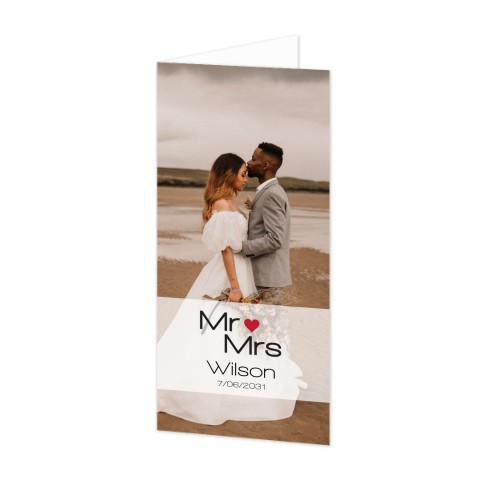 Doble Fotokort Pano Stående 9,3 x 19,6 cm